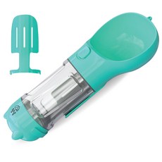 Meongyang 寵物外出隨身水瓶, 藍色, 1套