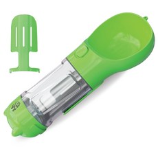 Meongyang 寵物外出隨身水瓶, 綠色, 1套