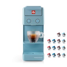 일리 프란시스 에스프레소 커피머신 + 웰컴 캡슐 랜덤발송 14p, Y3.3 E&C, 라이트블루