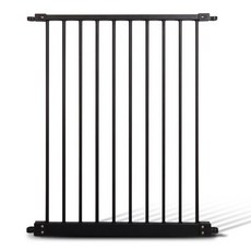 DING DONG PET 寵物折疊三角安全門附加面板, 黑色的