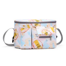 嬰兒車多用途大容量收納包, 羊駝款, 1入