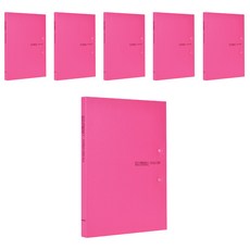 ECO Chungwoon Eco 雙桿A4文件夾, 粉紅色, 6個