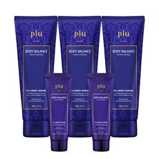 plu 身體保濕平衡磨砂膏 180g 3條+50g 2條, 1組