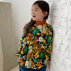 Neul女童款花秋季雪紡衫