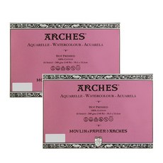 ARCHES 明信片墊細節 10 張 300g, 2個