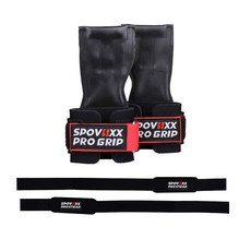 스포빅스 헬스 웨이트 프로그립 2p + 스포빅스 프로스트랩 2p, 블랙, 1개