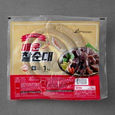 진성 매운 통 찰순대, 1kg, 1개