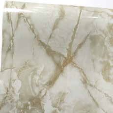 賽岩產業 大理石貼膜, 綠米色大理石亮面DI-04