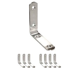 EMPIRE 補強五金 不鏽鋼L型角鐵 支架, 8個