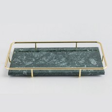 金色大理石托盤, 綠色