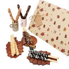 쿠키넛 막대과자만들기세트, 재료 11종 + 칼라비닐타이 랜덤발송, 1세트
