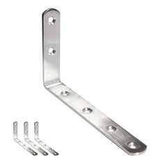 EMPIRE 加固五金不鏽鋼L型角鐵角碼, 4個