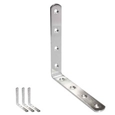 EMPIRE 加固五金 不鏽鋼L型角鐵 支架, 4個