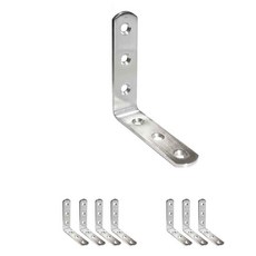 EMPIRE 不鏽鋼L型角鐵 加固支架, 8個