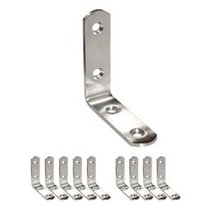 EMPIRE 加固五金 不鏽鋼L型角鐵 支架, 10個