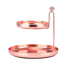 雙層托盤, 玫瑰金