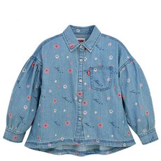 Levi's Kids 兒童碎花長袖襯衫 VOS11ASH84