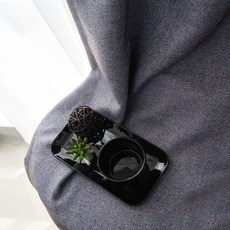 人字形酒店遮光打孔窗簾, 灰色的