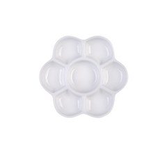 artsecret 藝術家的秘密 陶瓷製花朵造型調色盤 CP-108, 7格, 1個