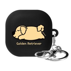 아이무이 갤럭시 버즈 라이브 /버즈2 실리콘 케이스, 코자 골든리트리버, 1개