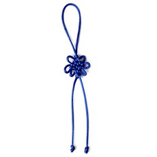 indigoshop 麻花結 藍色 40入