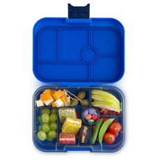 yumbox 原裝大號6格飯盒, 1個, 海王星藍