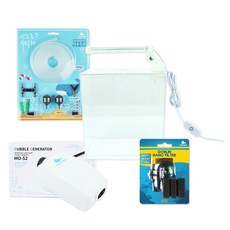 MOBYDICK 迷你孔雀魚魚缸套組 MX10, 混合顏色, 1個