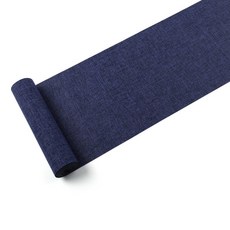 亞麻桌旗 Q104, 海軍藍, 6人座(20 x 250 cm)