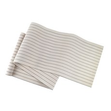 格紋桌旗 Q108, 白色, 4人座(30 x 180 cm)