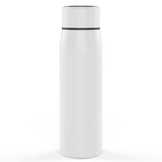 befit 온도표시 스마트 보온보냉 텀블러, 화이트, 380ml, 1개