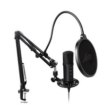 Britz 廣播 USB 電容麥克風 + 流行過濾器 + 支架套裝, BE-STM800P