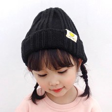 Woojooi 童款素色針織毛帽