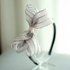 Littlegirsl 女童爆米花灰舒適髮帶