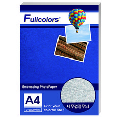 fullcolors 樹皮紋雙面列印霧面相片紙, A4, 50張