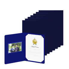 Heemang PP 相片獎狀夾, 藍色, 8個