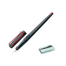 LAMY Joy鋼筆黑色015+墨盒套組, 1.1mm, 黑色