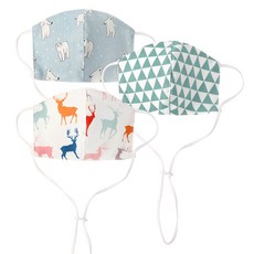 Coney Island 孩童掛繩一體式3D立體口罩 L款 3入