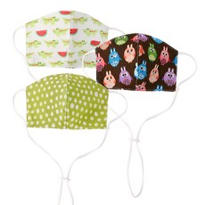 Coney Island 孩童掛繩3D口罩 E款 3入