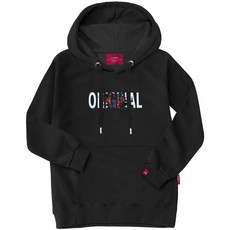 L.LAMO Original文字印花連帽衫