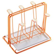 6格立式晾杯架, 玫瑰金, 1個