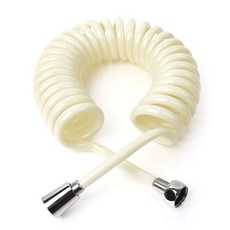 彈簧蓮蓬頭軟管 5m, 1個, 白色