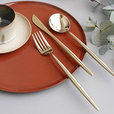 Levelling餐叉, 閃耀金, 1個