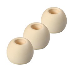 RIVER-GREEN 圓形矽藻土牙刷架, 黃色的, 3個