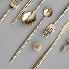 Levelling甜點湯匙, 閃耀金, 1個