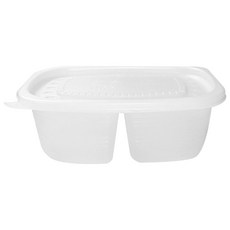 PACKAGE HERO 2格長方型食物盒, 1入, 50個