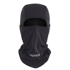 RIMIX 素色涼感防曬圍脖頭套, 黑色的, 1個