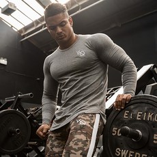 VQ 男士健身服 Muscle Fit 長袖 T恤