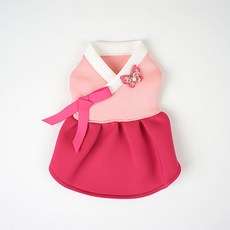 氯丁橡膠連身裙寵物韓服, 混色