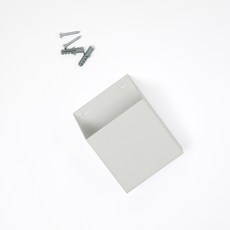 타공판 콘크리트벽 포켓선반 소, 1개, 그레이