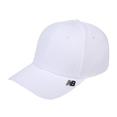 new balance 側logo印花棒球帽 NBGD9F0104-00, 白色